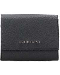Orciani - Logo-Lettering Bi-Fold Wallet - Lyst