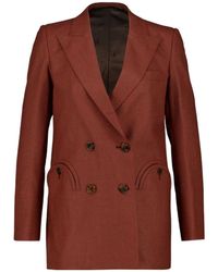 Blazé Milano - Blazé Milano Patea Everyday Double-Breasted Tailored Jacket - Lyst