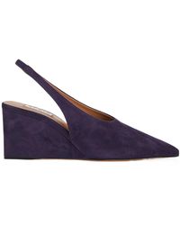 Alaïa - Alaïa Slingback Wedge Shoes - Lyst