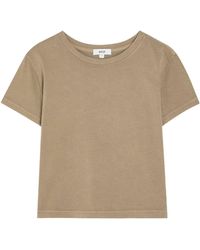 Agolde - Minimalist Cropped T-Shirt - Lyst