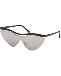 Tod's - Geometric Frame Sunglasses - Lyst