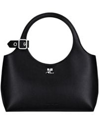 Courreges - Courrèges Mini Holy Day Zipped Tote Bag - Lyst
