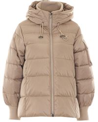 Pinko - Hooded Zip-Up Coat - Lyst