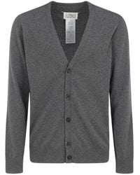 Maison Margiela - Button-Up Knitted Cardigan - Lyst