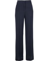 Alberta Ferretti - High Waist Straight Leg Pants - Lyst