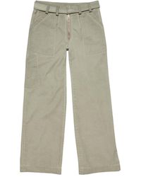 Acne Studios - Belted Straight-Leg Trousers - Lyst