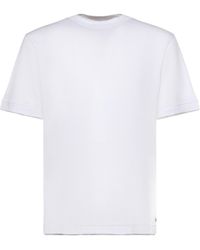 Eleventy - Crew Neck Short Sleeve T-Shirt - Lyst