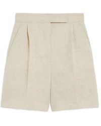 Max Mara - Abisso Pleated Shorts - Lyst