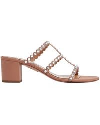Aquazzura - 55Mm Crystal-Embellished Open-Toe Sandals - Lyst