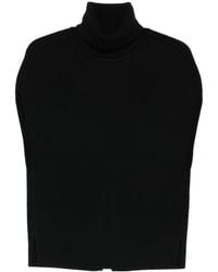 TOTEME - Totême Double Knitted Cape - Lyst