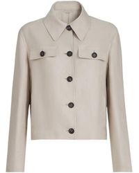 Brunello Cucinelli - Buttoned Shirt Blazer - Lyst