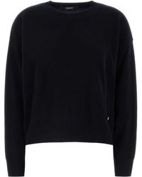 Versace - Logo-Plaque Crewneck Jumper - Lyst