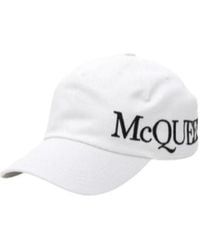 McQueen - Logo Embroidered Baseball Cap - Lyst