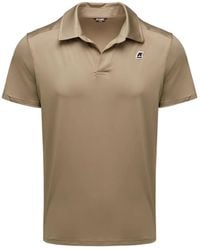 K-Way - Polo Shirt With Lapel Short Sleeve - Lyst