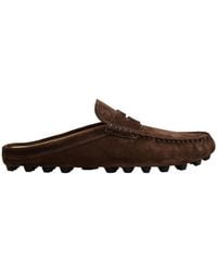Tod's - Gommino Bubble Suede Mules - Lyst