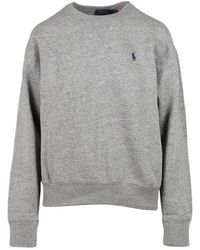 Polo Ralph Lauren - Logo Embroidered Sweatshirt - Lyst