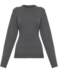 Jil Sander - V-Neck Knitted Jumper - Lyst