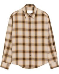 Ami Paris - Ami Checked Oversized Shirt - Lyst