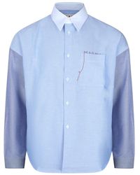 Marni - Logo Embroidered Shirt - Lyst