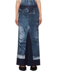 Jean Paul Gaultier - Graphic Print Skirt - Lyst