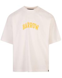 Barrow - Logo-Print Crewneck T-Shirt - Lyst