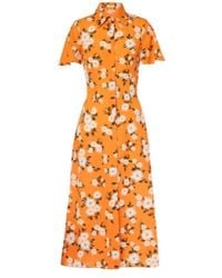 Emilia Wickstead - Florencia Floral Crêpe Georgette Shirtdress - Lyst
