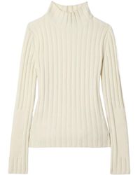 Proenza Schouler - Haven Ribbed Wool-Blend Turtleneck Sweater - Lyst