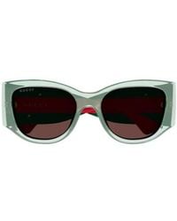 Gucci - Eyewear Cat-Eye Frame Sunglasses - Lyst