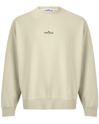 Stone Island - Light Crewneck Loose Sweatshirt - Lyst