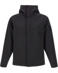 Stone Island - Softshell Hooded Parka - Lyst