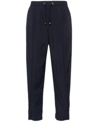 Herno - Lightweight Drawstring Cropped Trousers - Lyst