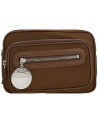 Stella McCartney - Logo-Plaque Zipped Crossbody Bag - Lyst