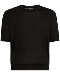 Dolce & Gabbana - Short-Sleeved Crewneck T-Shirt - Lyst