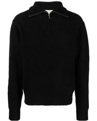 Officine Generale - Officine Générale Half-Zip Knitwear - Lyst