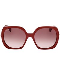 Max Mara - Two-Tone Oversize-Frame Sunglasses - Lyst
