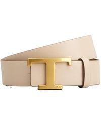 Tod's - T Timless Reversible Leather Belt - Lyst