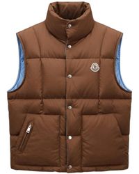 Moncler - Brumelune Short Down Vest - Lyst