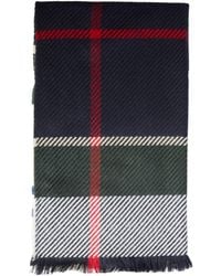 Barbour - Colorful Plaid Scarf - Lyst