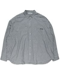 Acne Studios - Flannel Button-Up Shirt - Lyst