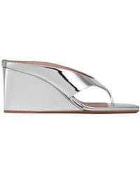 Alaïa - Alaïa Wedge Thong Mules - Lyst