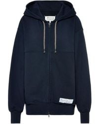 Maison Margiela - Graphic Zip-Up Hoodie - Lyst