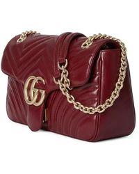 Gucci - Gg Marmont Medium Shoulder Bag - Lyst