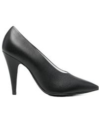 Moschino - 100Mm Leather Pumps - Lyst