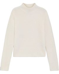 BOSS - Knitted Cashmere Blend Sweater - Lyst