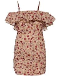 Isabel Marant - Isabel Marant Étoile Davilia Ruffled Mini Dress - Lyst