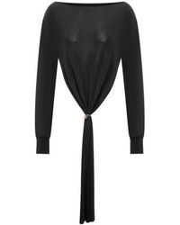 Philosophy Di Lorenzo Serafini - Boat Neck Knitted Jumper - Lyst