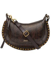 Isabel Marant - Oskan Moon Studded Shoulder Bag - Lyst