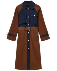 AllSaints - Panelled Dayly Trench Coat - Lyst