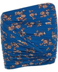 Magda Butrym - 01 Ruched Floral Beach Skirt - Lyst
