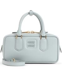 Miu Miu - Arcadie Zipped Tote Bag - Lyst